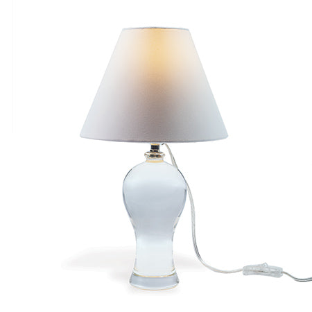 Port 68  Bari Mini Plum Crystal Lamp