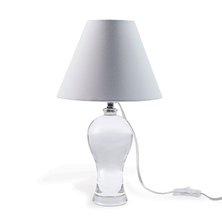 Port 68  Bari Mini Plum Crystal Lamp