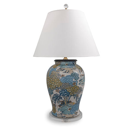 Scalamandre for Port 68 Sea Of Trees Lamp