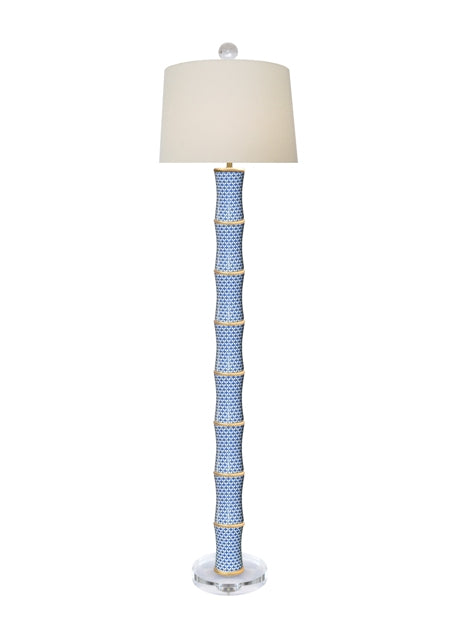 Fish Scale Porcelain Floor Lamp