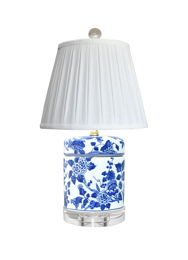 Blue & White Porcelain Candy Jar Lamp