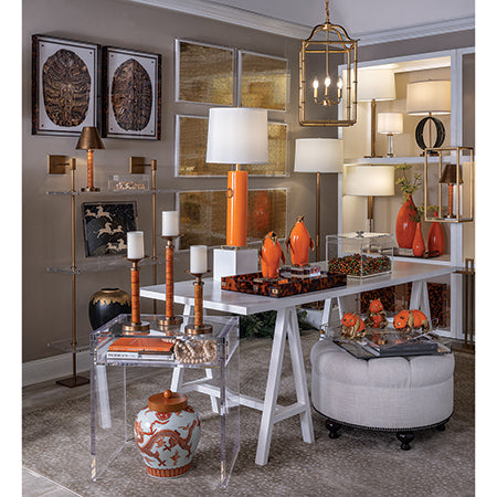 Doheny 3-Light Pendant in Gold Leaf by Port 68