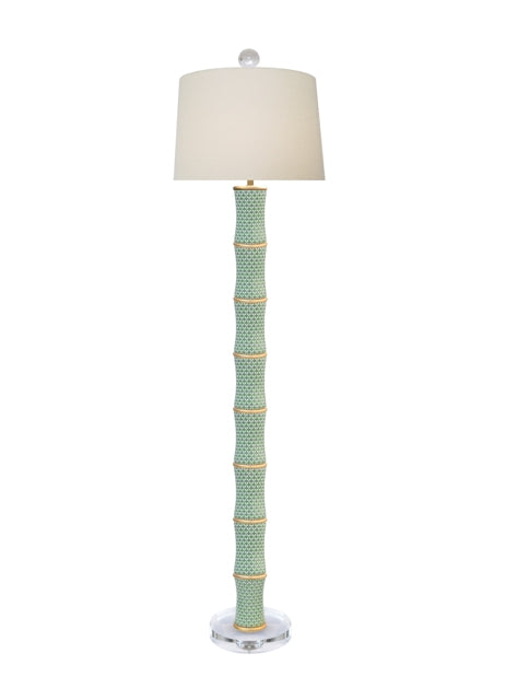 Fish Scale Porcelain Floor Lamp