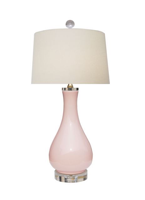 Porcelain Vase Lamp 23.5"H