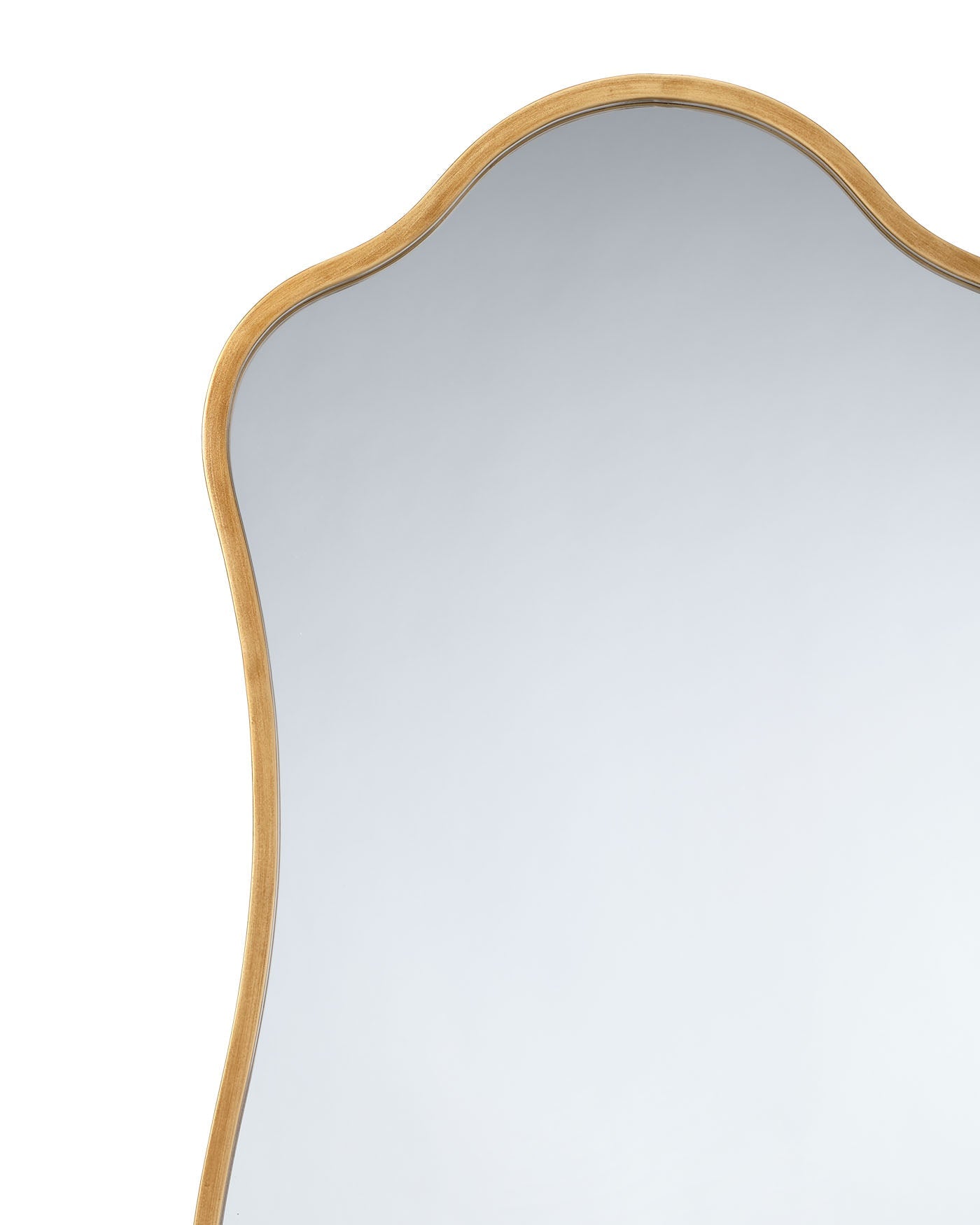 Aurora Wavy Iron Floor Mirror Lifestyle by JY