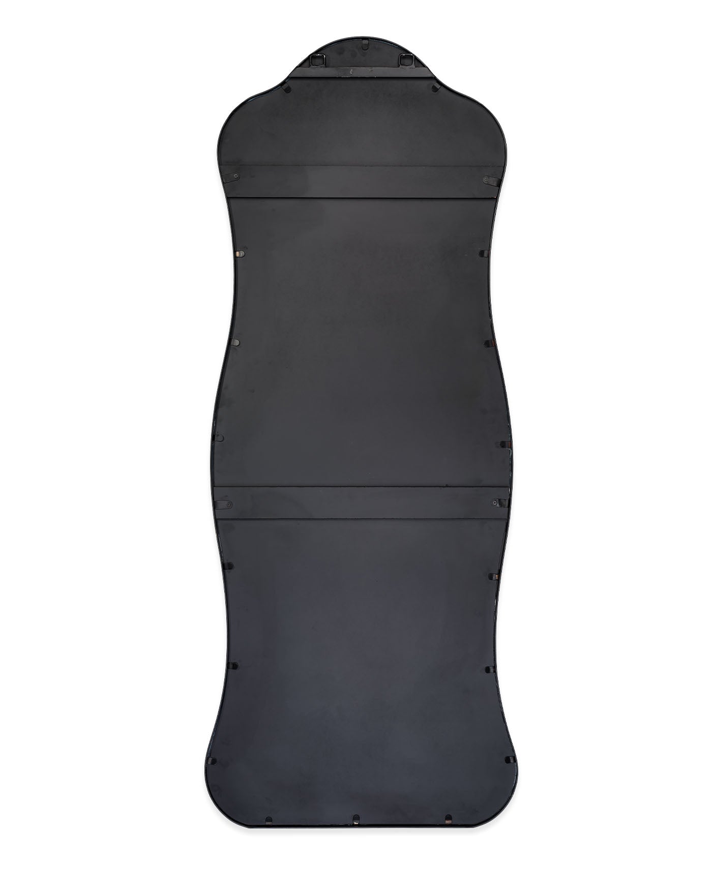 Aurora Wavy Iron Floor Mirror Lifestyle by JY