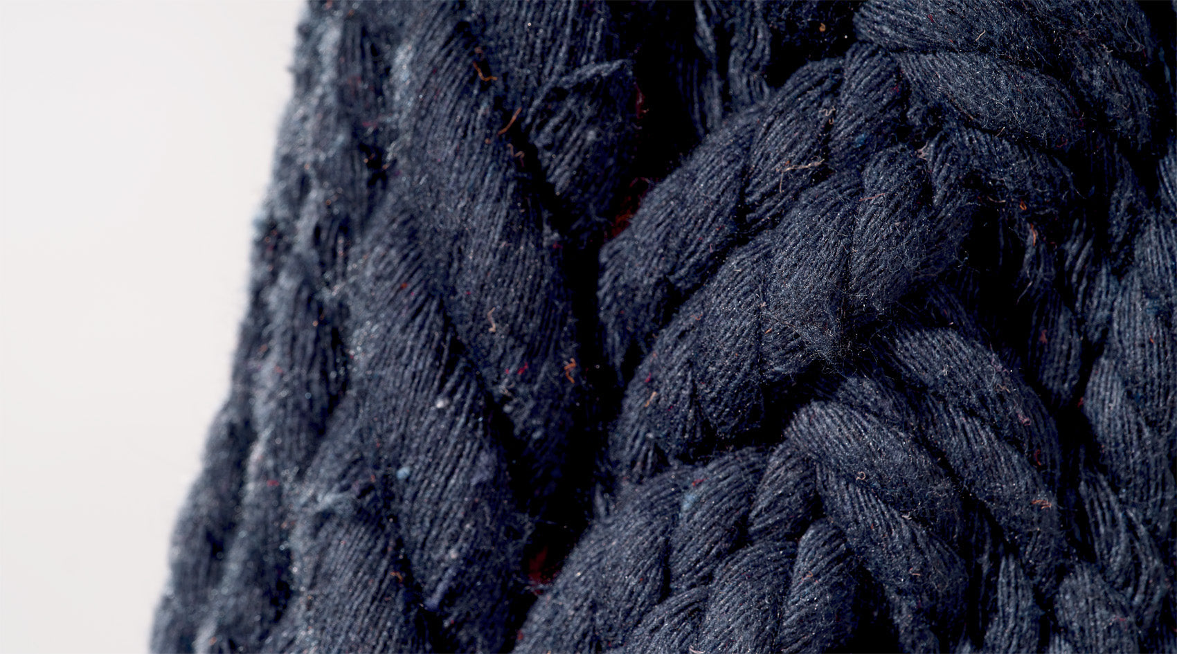 Club Cotton Rope Braided Oval Wall Mirror Lifestyle by JY