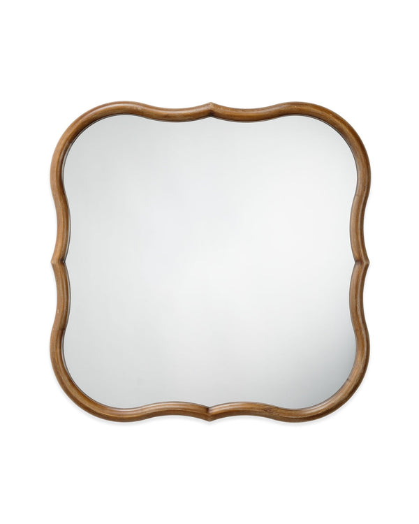 Daisy Wood Wall Mirror Lifestyle by JY