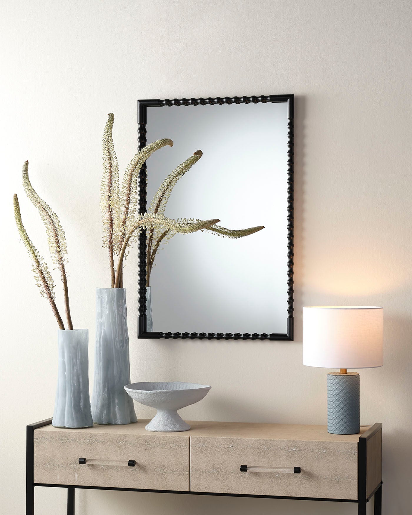 Particle Iron Rectangle Wall Mirror Lifestyle by JY