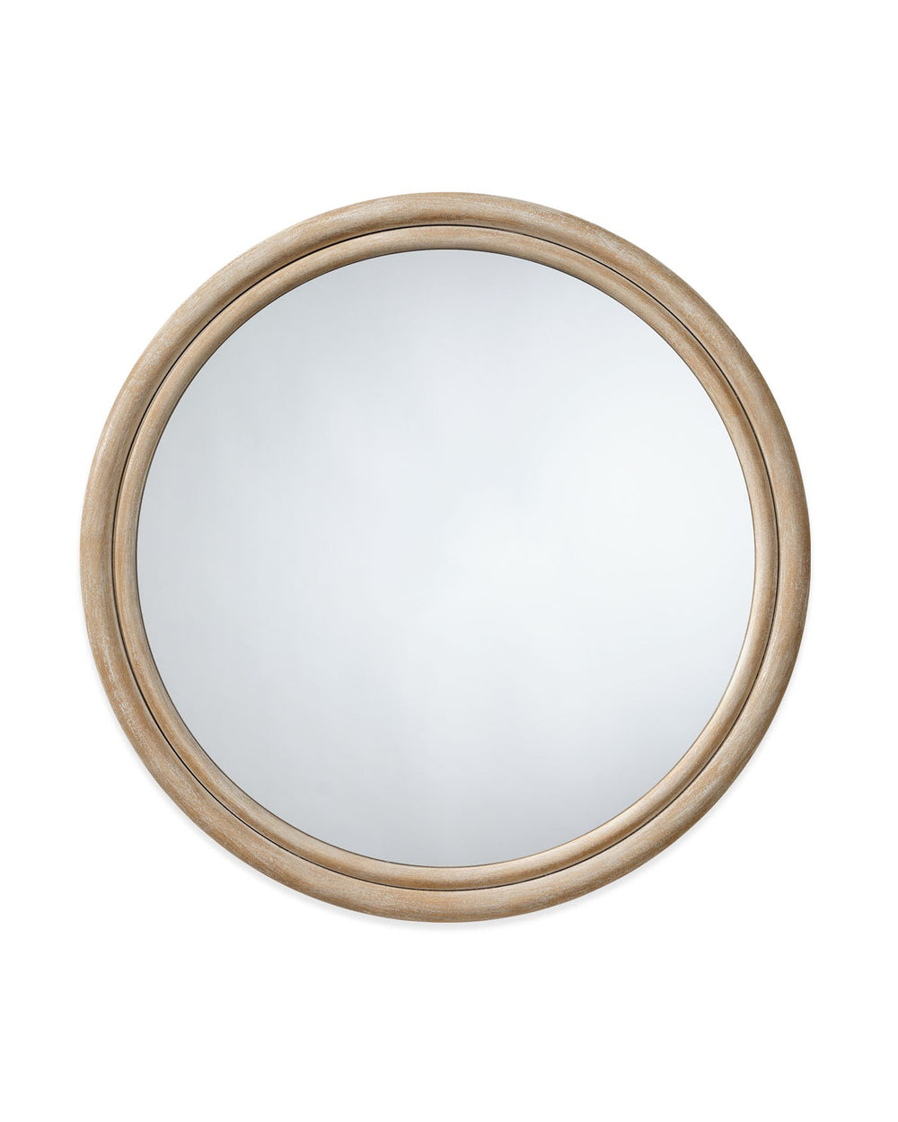Jamie Young Riley Wood Round Wall Mirror