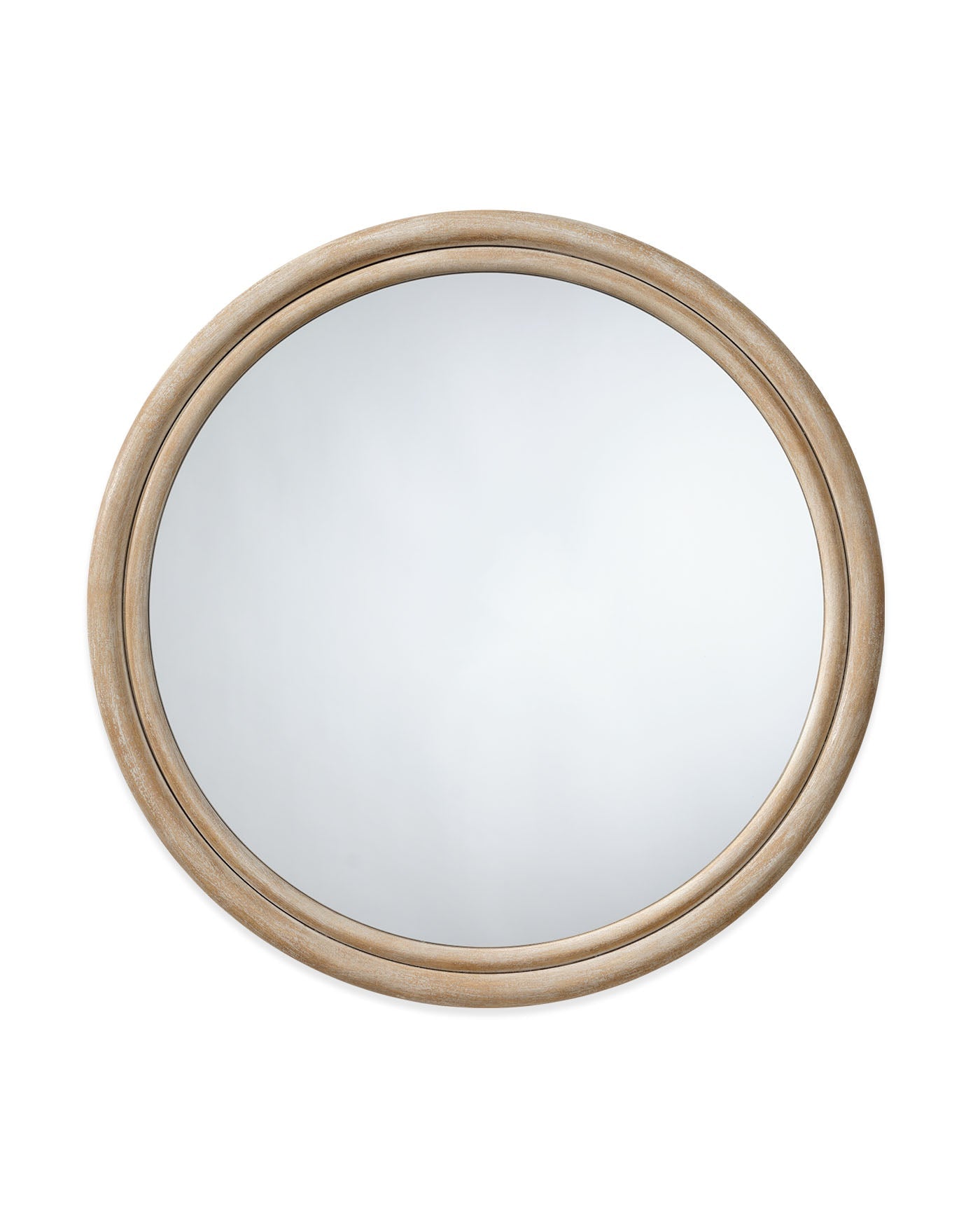 Jamie Young Riley Wood Round Wall Mirror