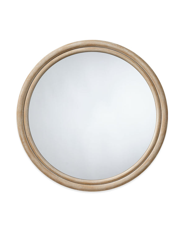 Jamie Young Riley Wood Round Wall Mirror