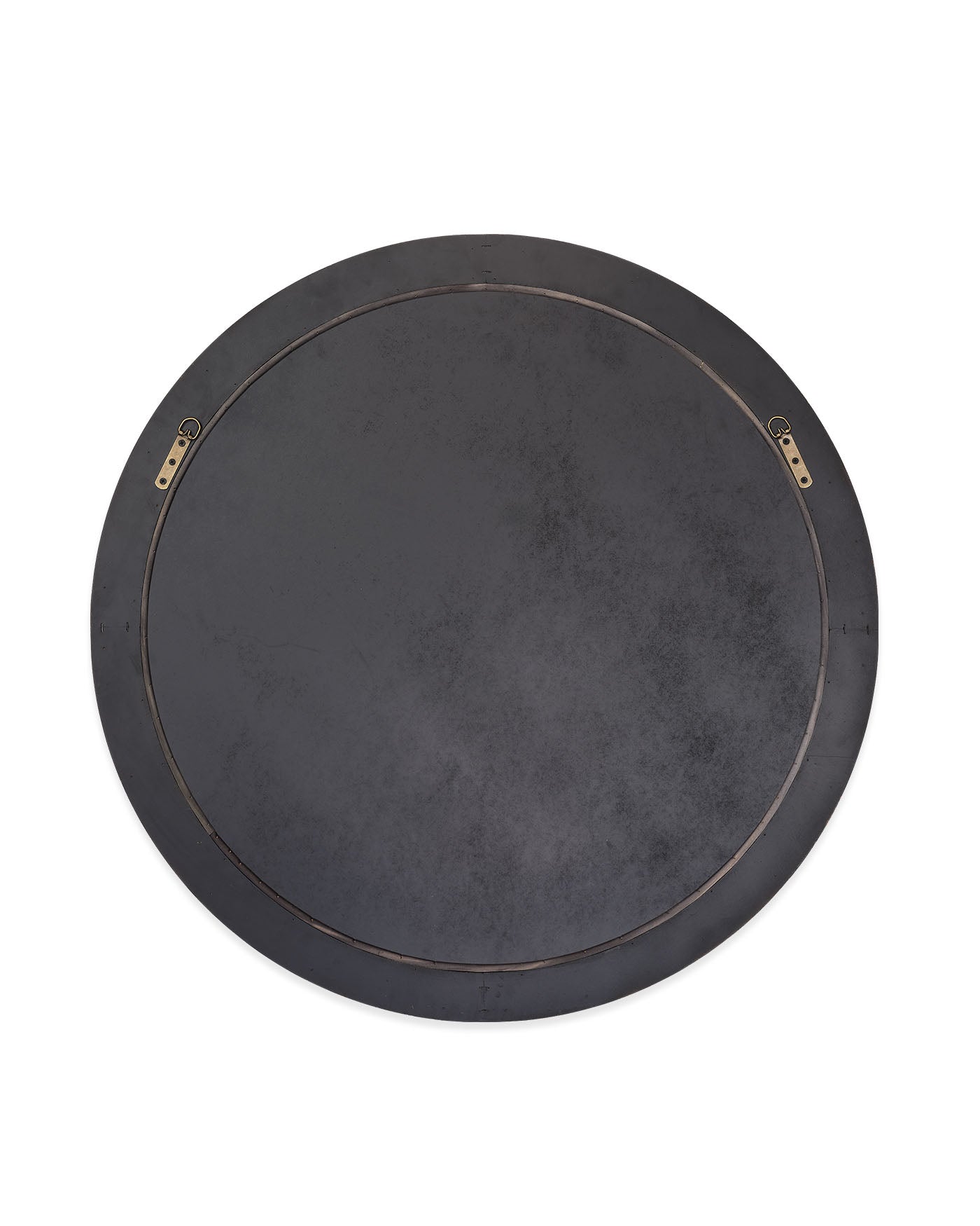 Jamie Young Riley Wood Round Wall Mirror