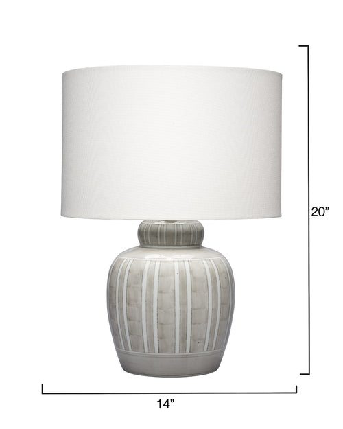 Jamie Young Arthur Ceramid Table Lamp