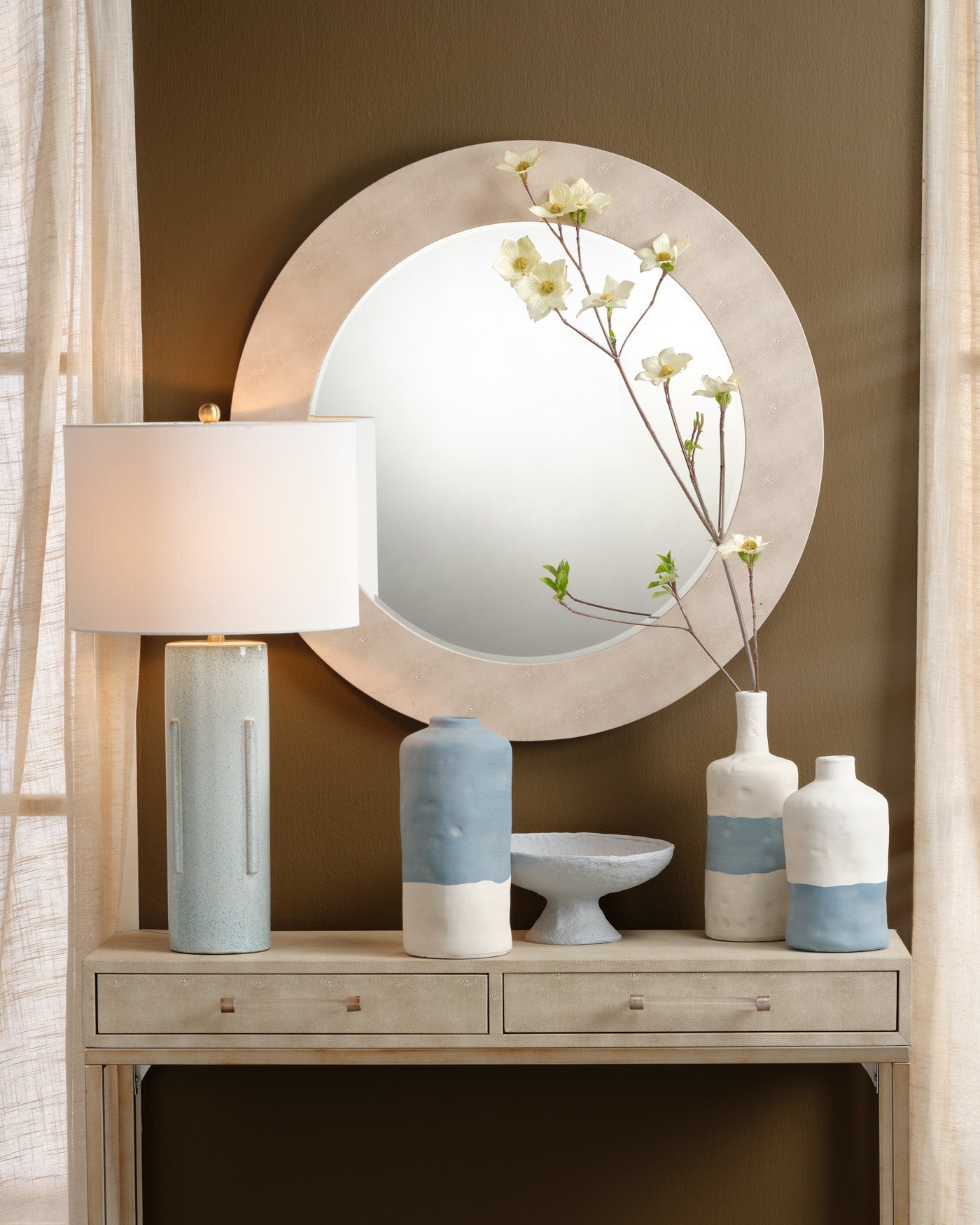 Jamie Young Finn Ceramic Table Lamp