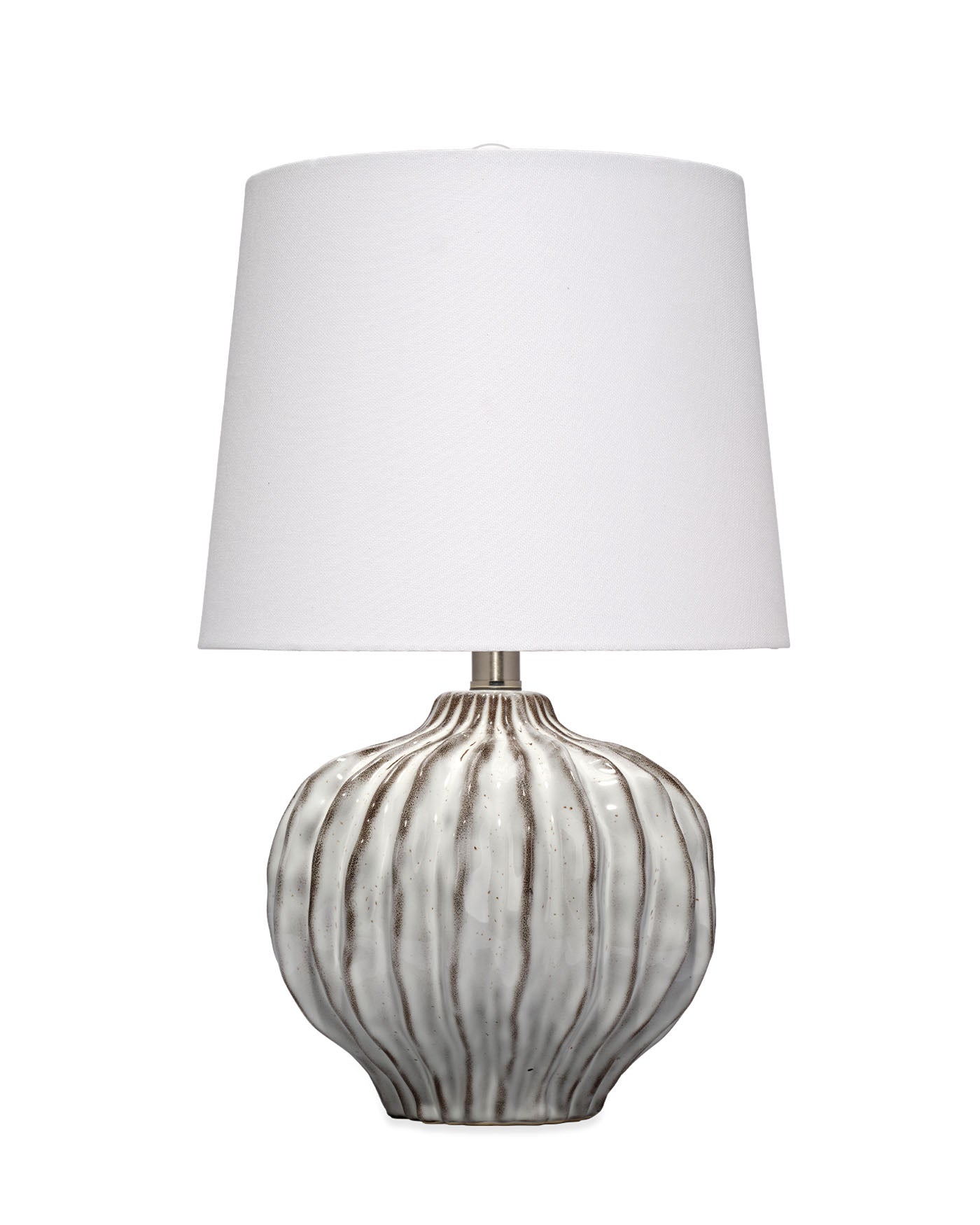 Jamie Young Reef Ceramic Table Lamp With Linen Shade