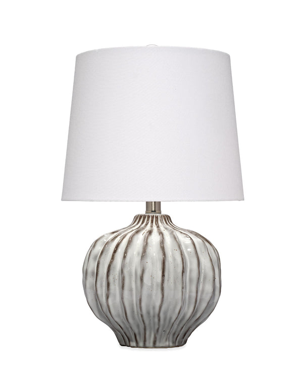 Jamie Young Reef Ceramic Table Lamp With Linen Shade