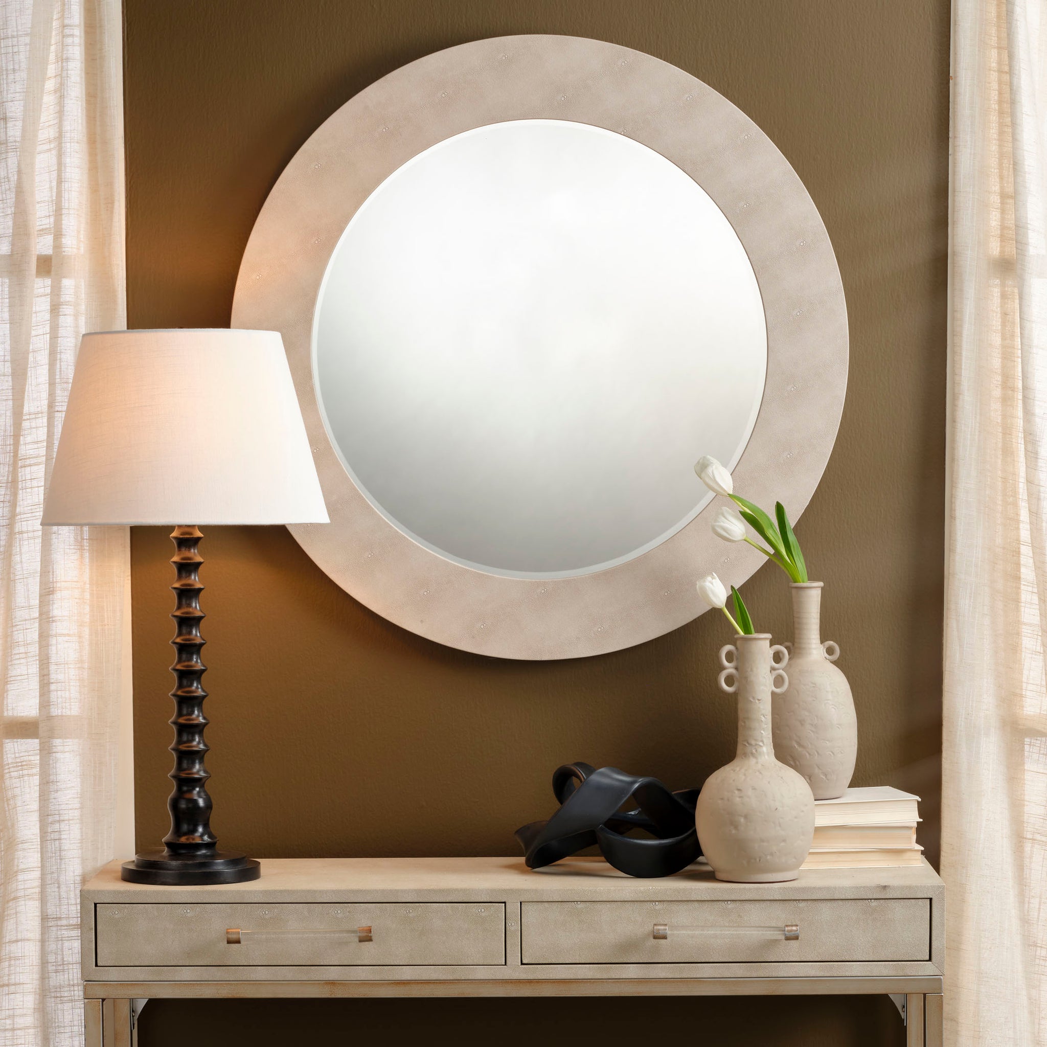 Jamie Young Revolution Wood Table Lamp