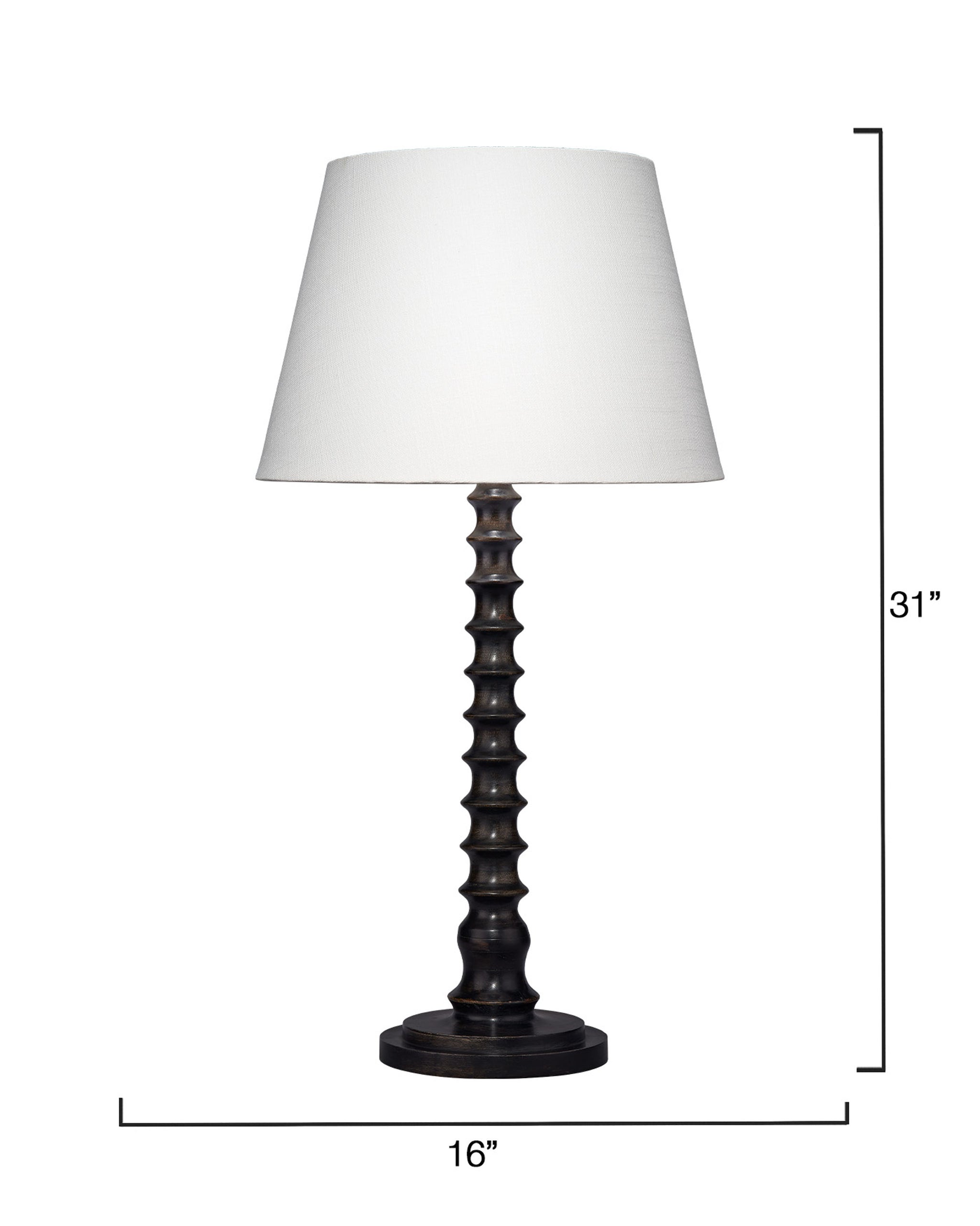 Jamie Young Revolution Wood Table Lamp