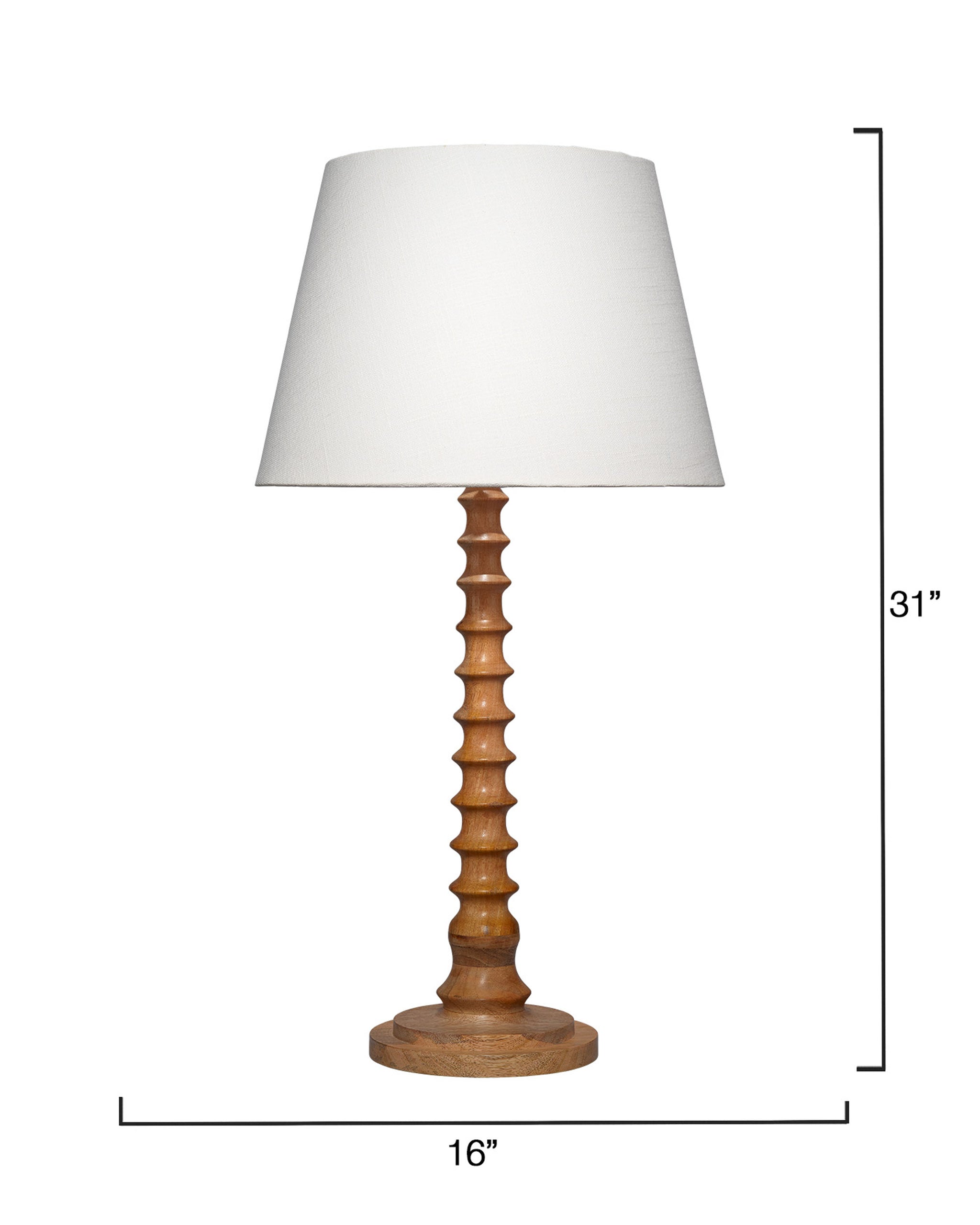 Jamie Young Revolution Wood Table Lamp