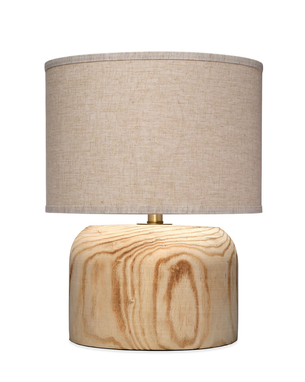 Jamie Young Timber Table Lamp With Linen Shade