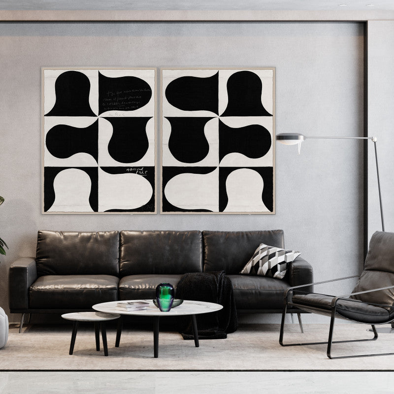 Paule Marrot Black and White Abstract Series 2, 2