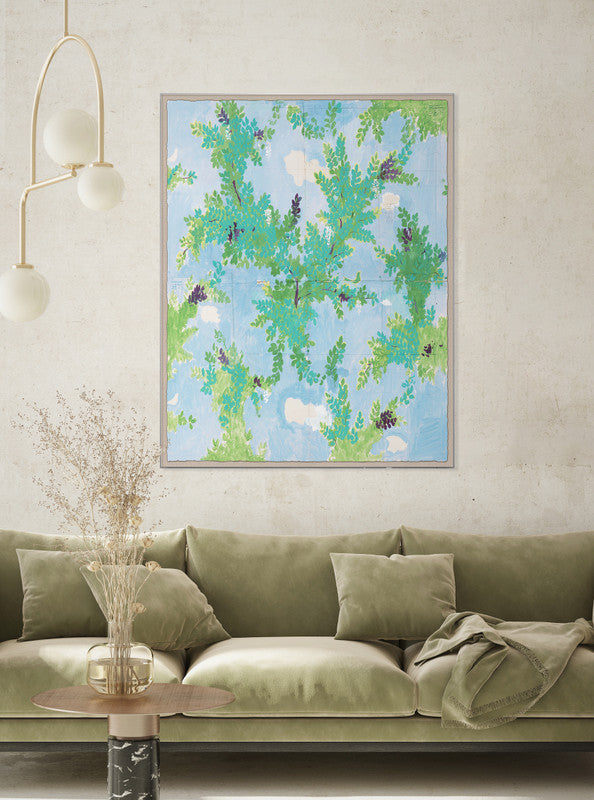 Paule Marrot Arbres Et Nuages Artwork