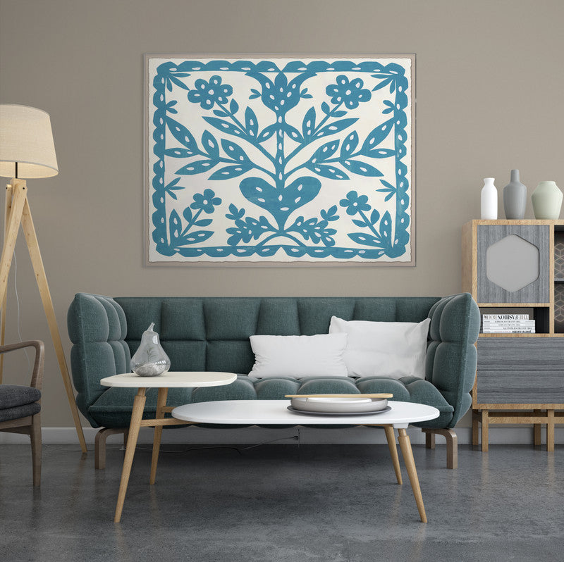 Paule Marrot Blue Flower Art