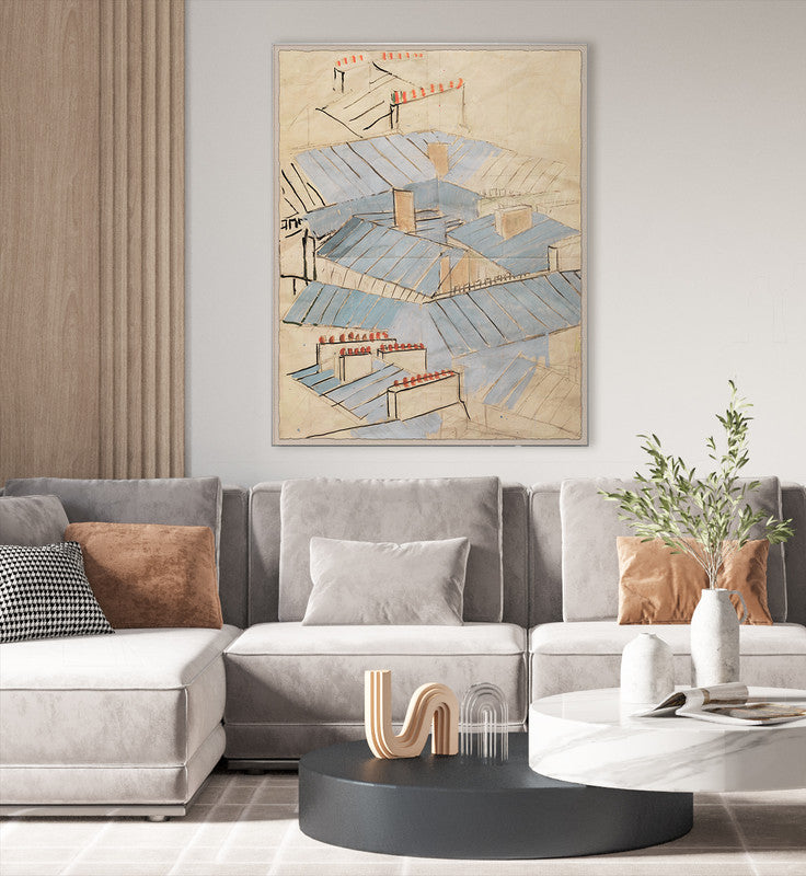 Paule Marrot Rooftops Art