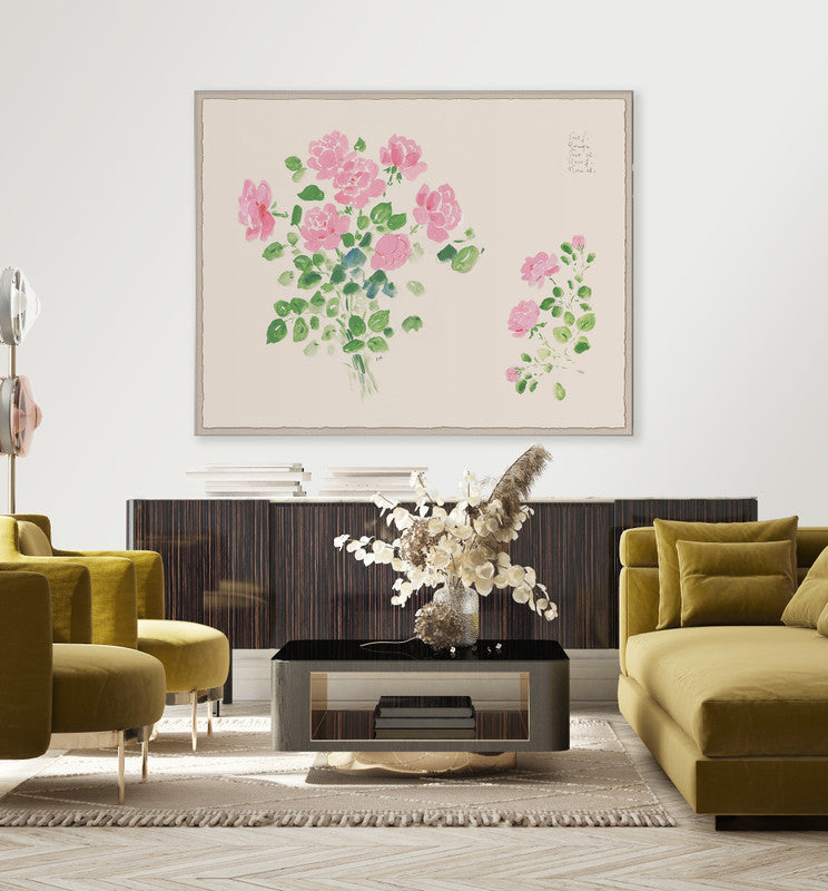 Paule Marrot Rose Bouquet Wall Art