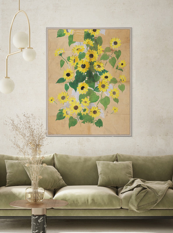 Paule Marrot Sunflowers Print