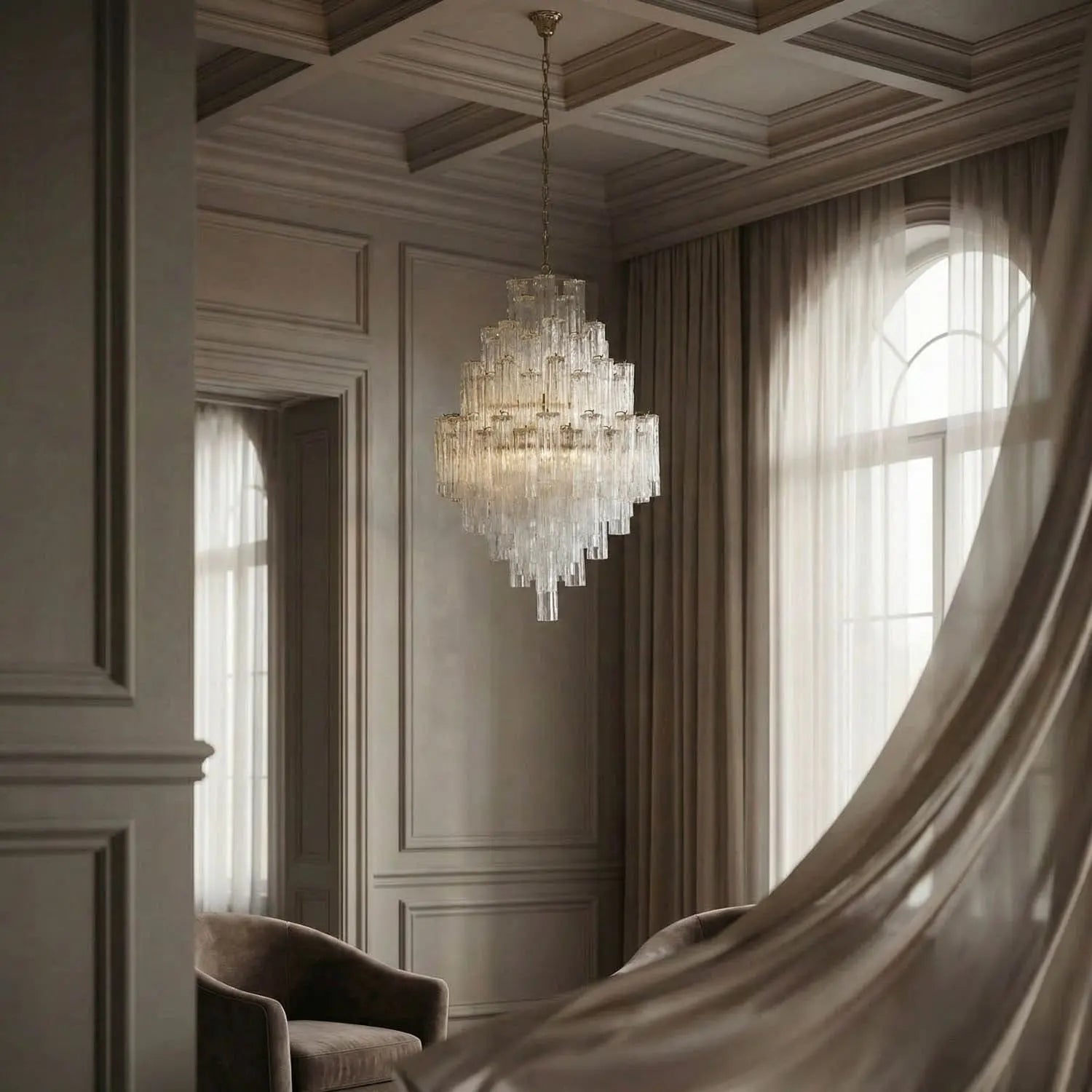 Noir Laurent Chandelier
