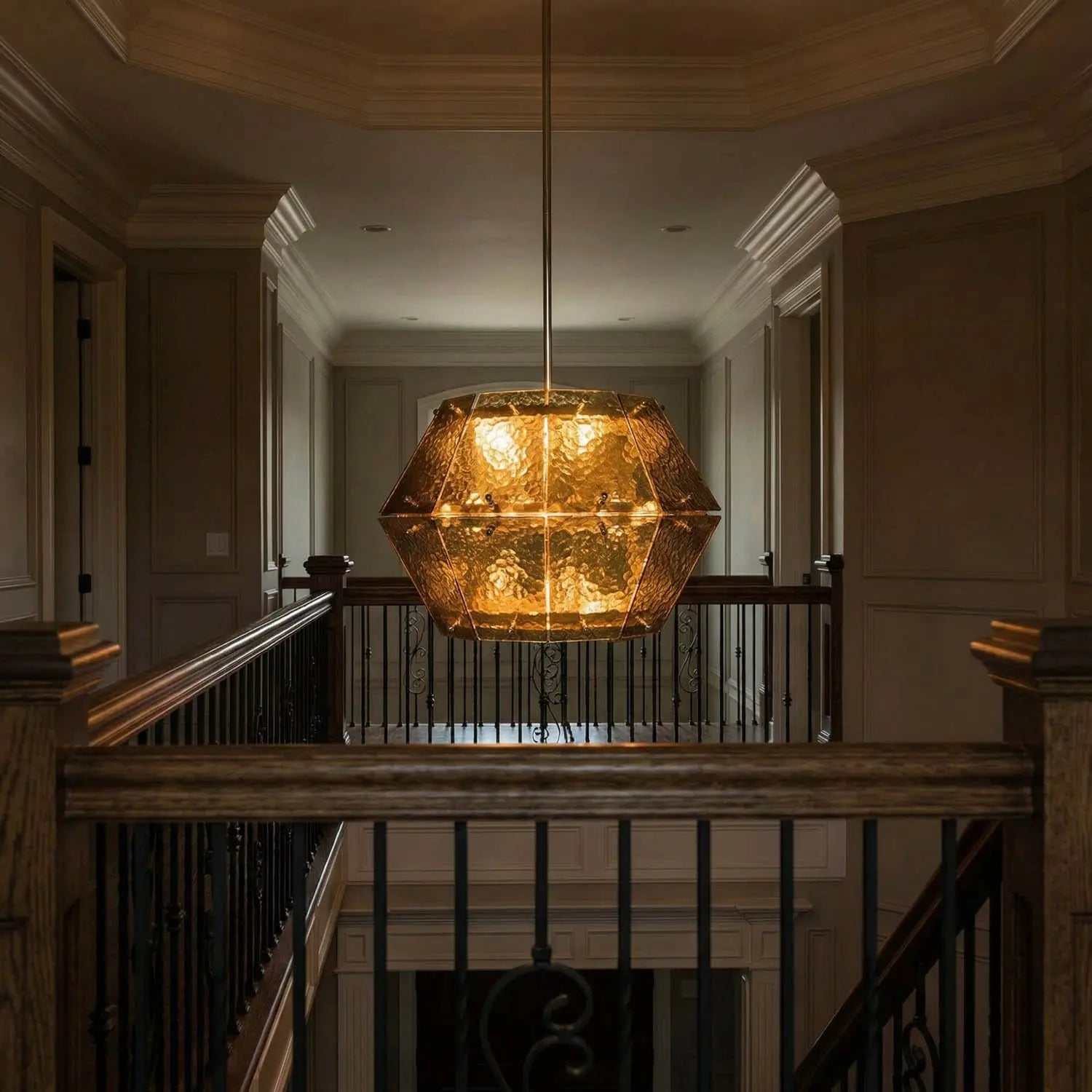 Noir Obsidian Chandelier, Small