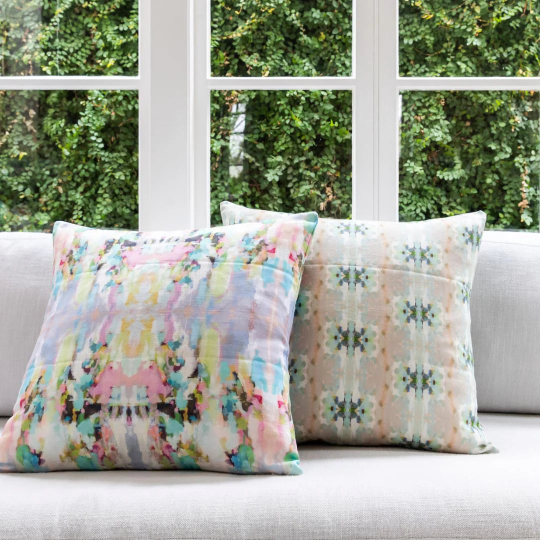 Laura Park Lemonade Stand Linen Cotton Pillow