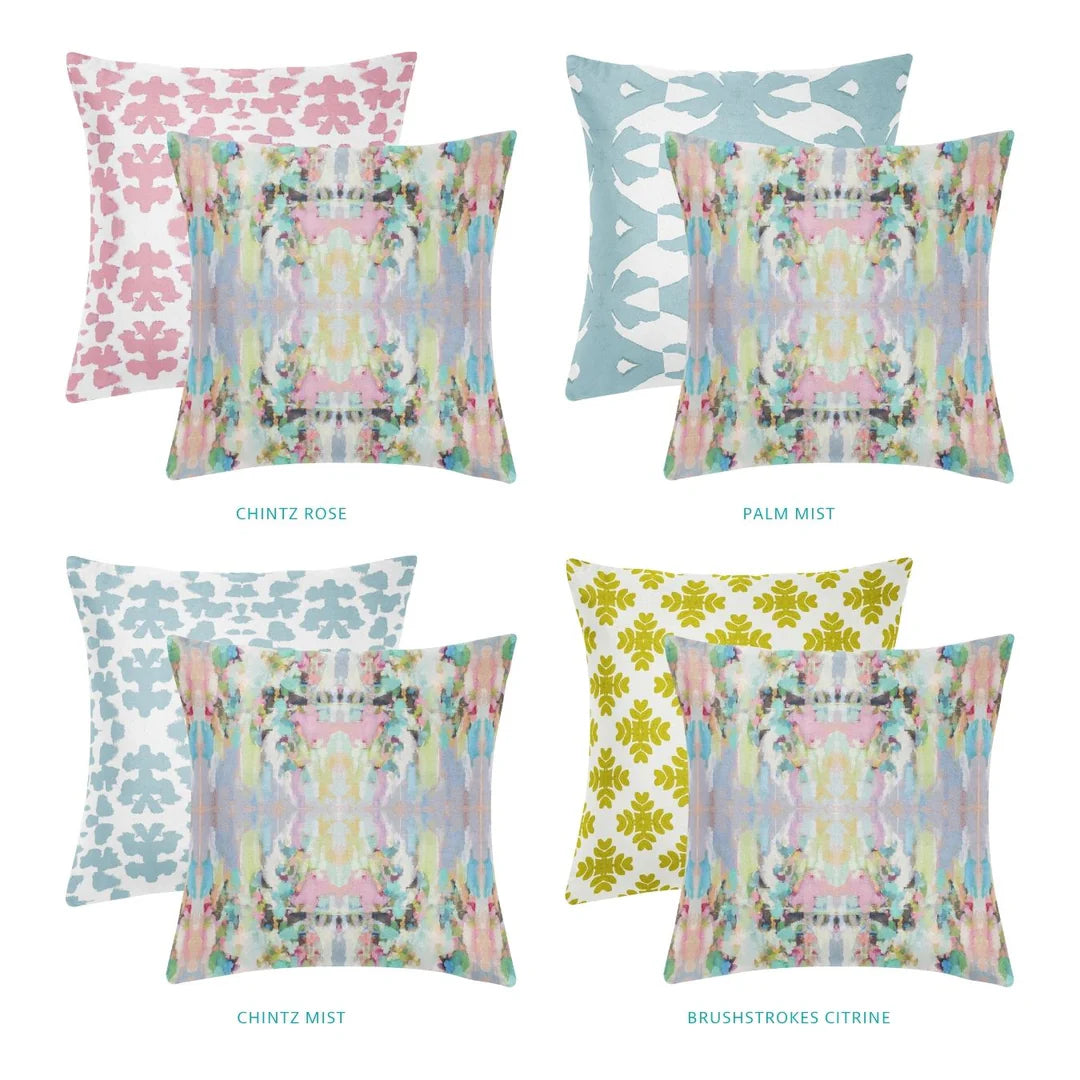 Laura Park Lemonade Stand Linen Cotton Pillow