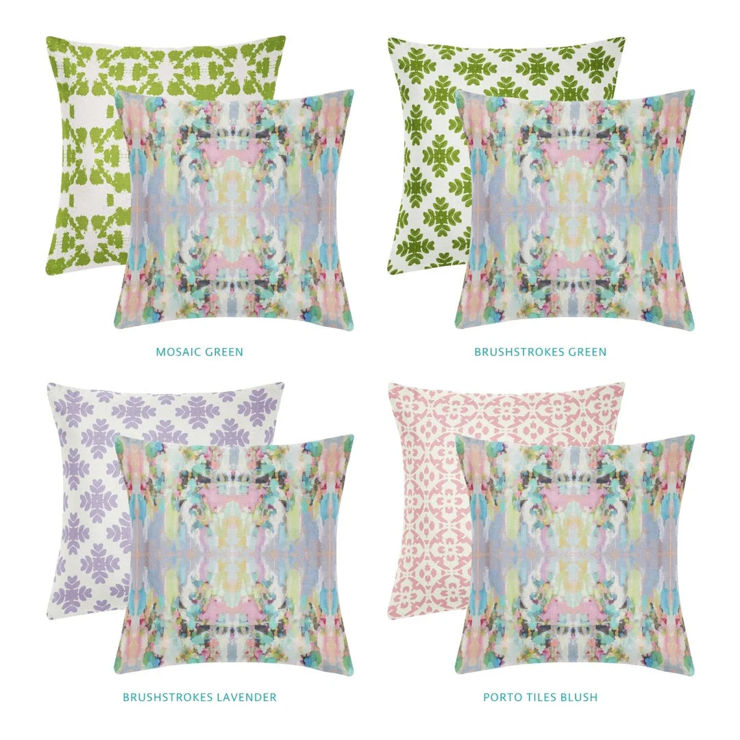 Laura Park Lemonade Stand Linen Cotton Pillow