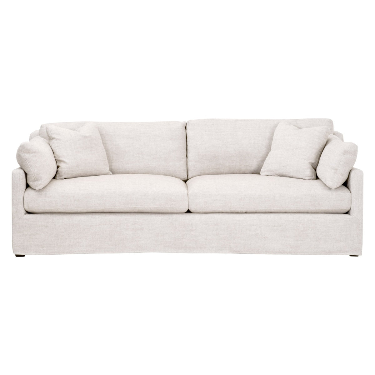 Essentials For Living Lena 95" Slope Arm Slipcover Sofa