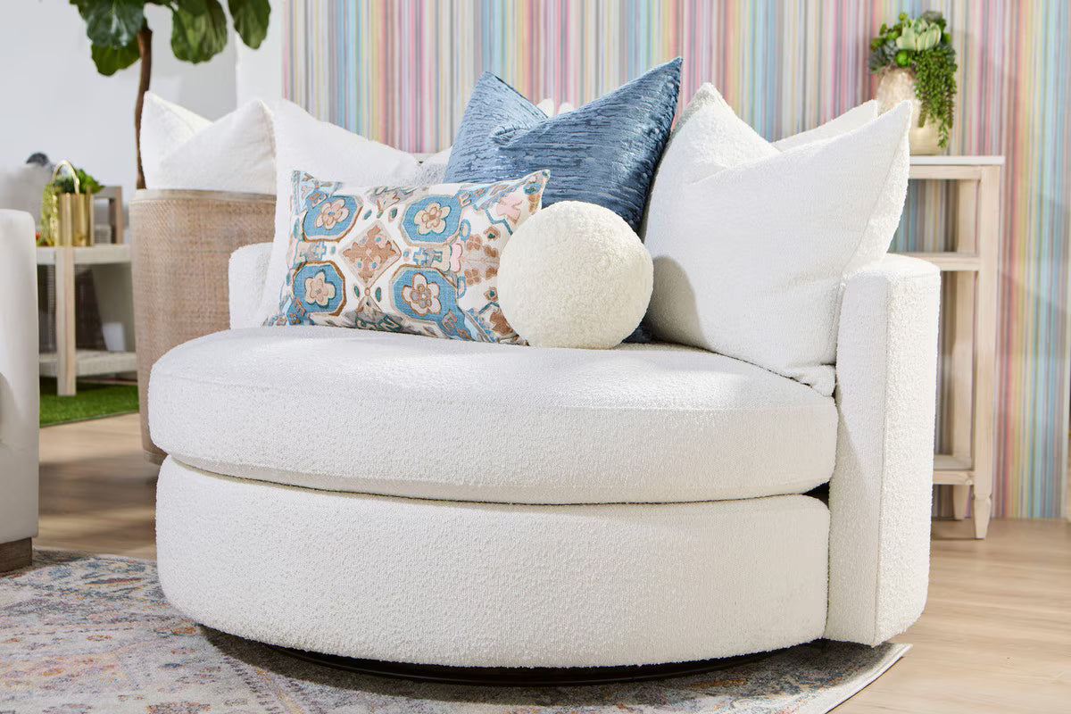 Essentials For Living Lourne Grand Swivel Sofa Chair