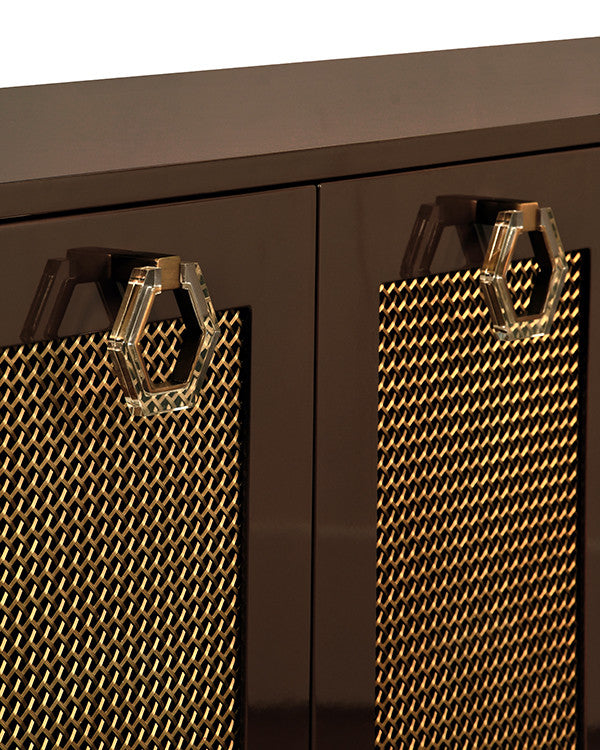 Worlds Away Marcella Cabinet