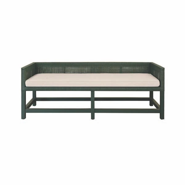 Worlds Away Monterey Rattan Bench