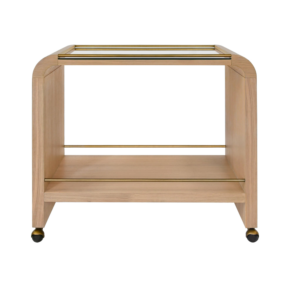Worlds Away Myer Bar Cart