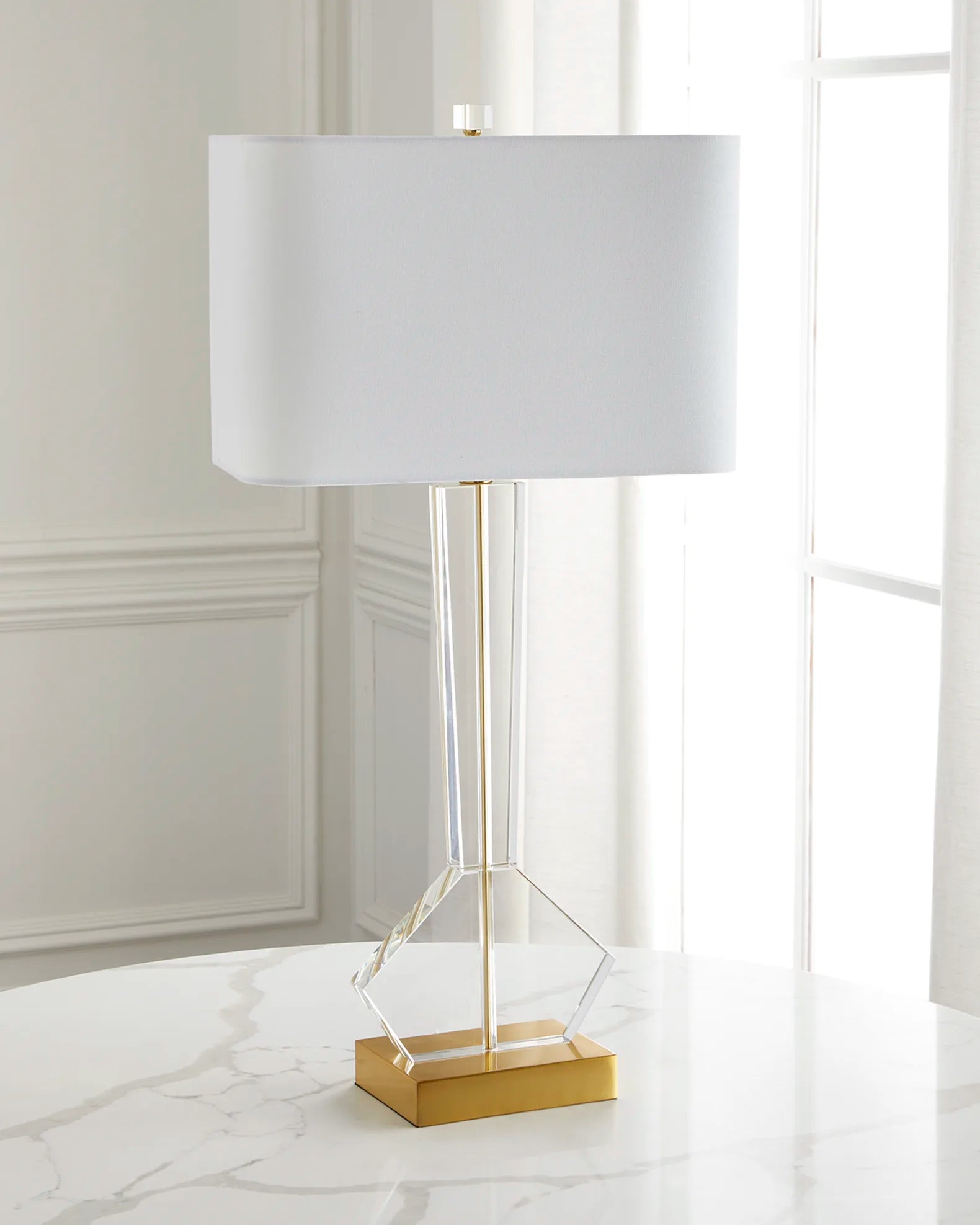 Old World Design Magdalena Crystal Lamp