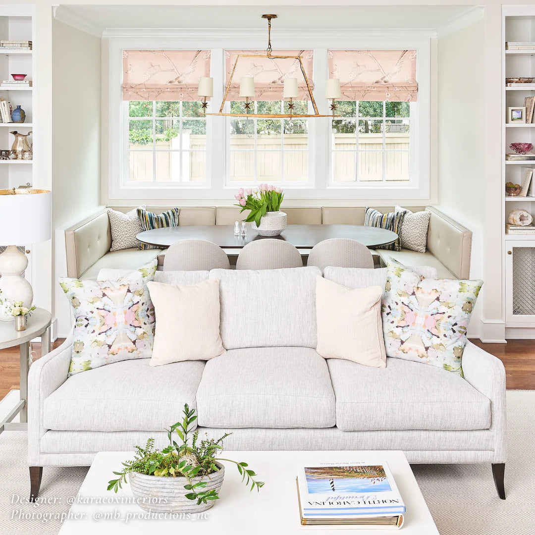 Laura Park Martini Olives Linen Cotton Pillow