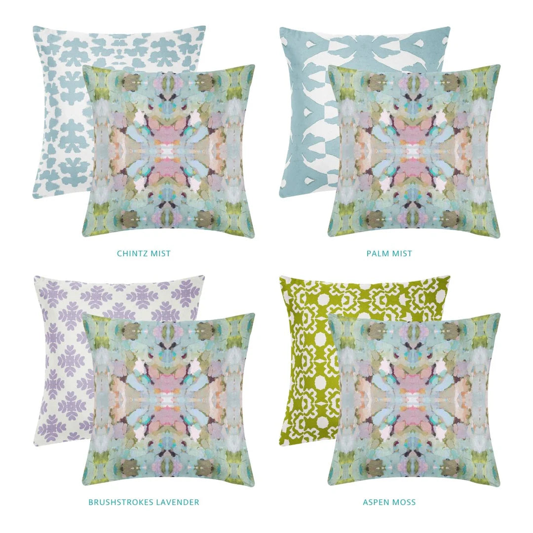 Laura Park Martini Olives Linen Cotton Pillow