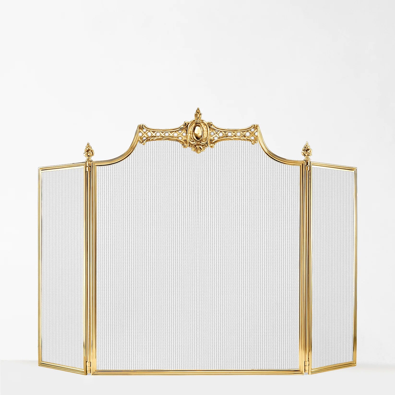 DC Matteo Brass Fireplace Screen