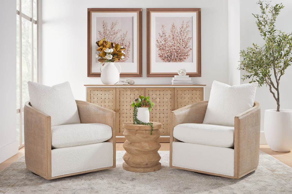 Essentials For Living Mc Guire Swivel Club Chair