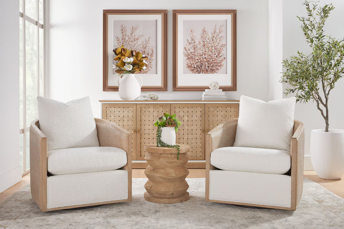 Essentials For Living Mc Guire Swivel Club Chair