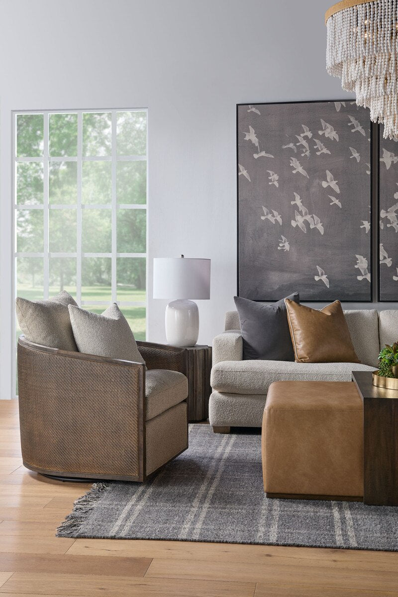 Essentials For Living Mc Guire Swivel Club Chair