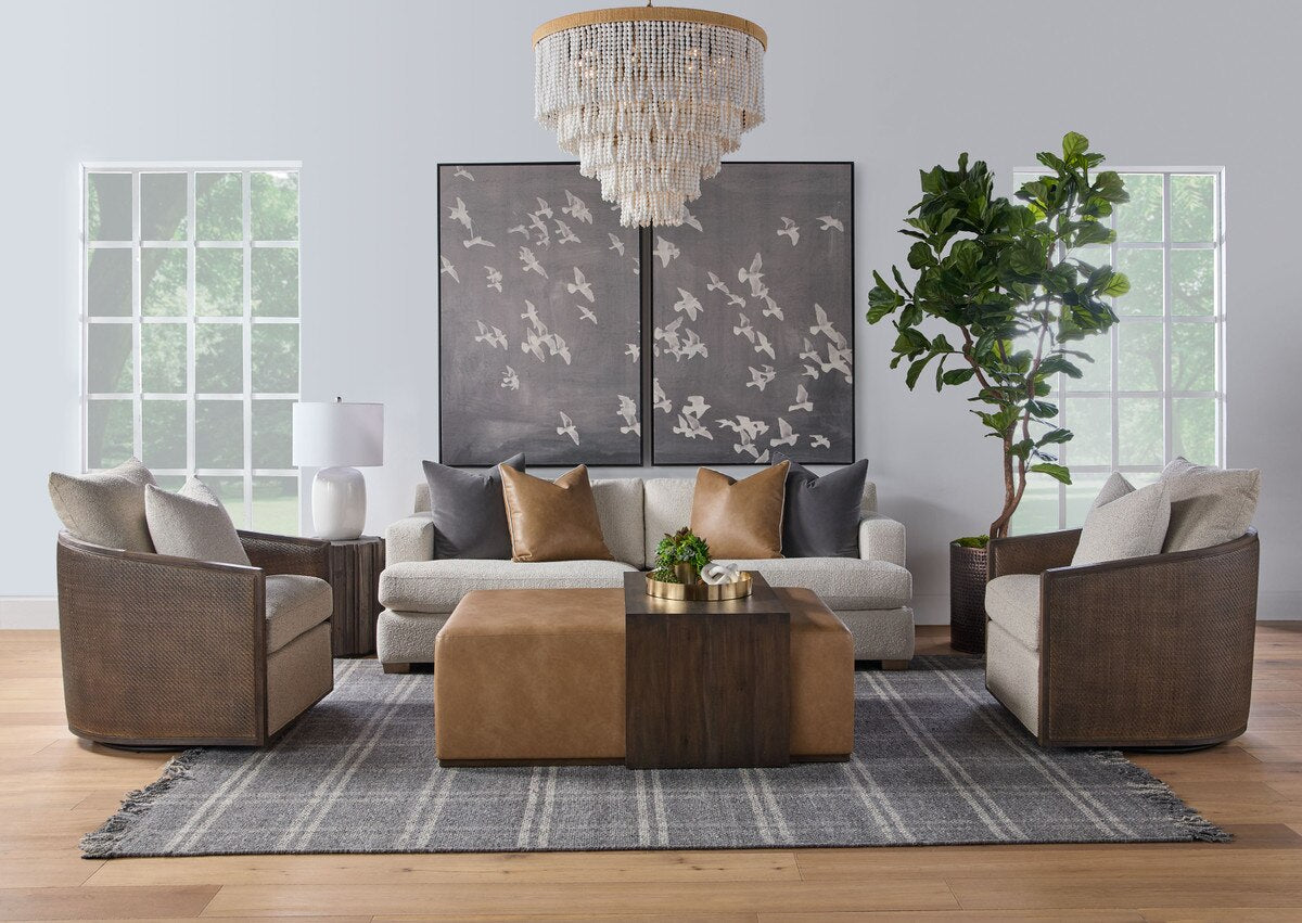 Essentials For Living Mc Guire Swivel Club Chair