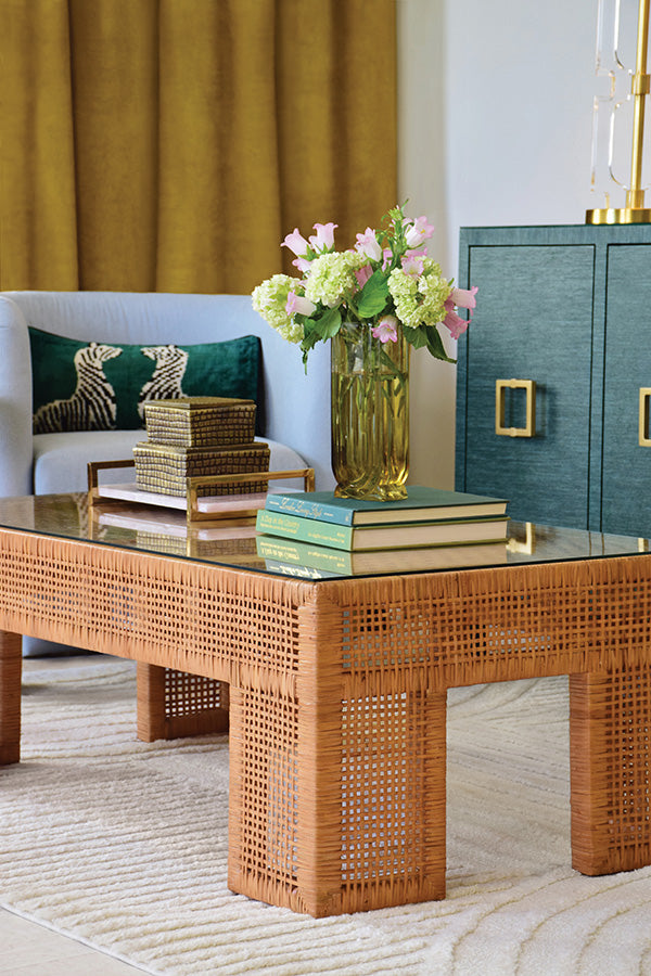 Worlds Away Montauk Coffee Table